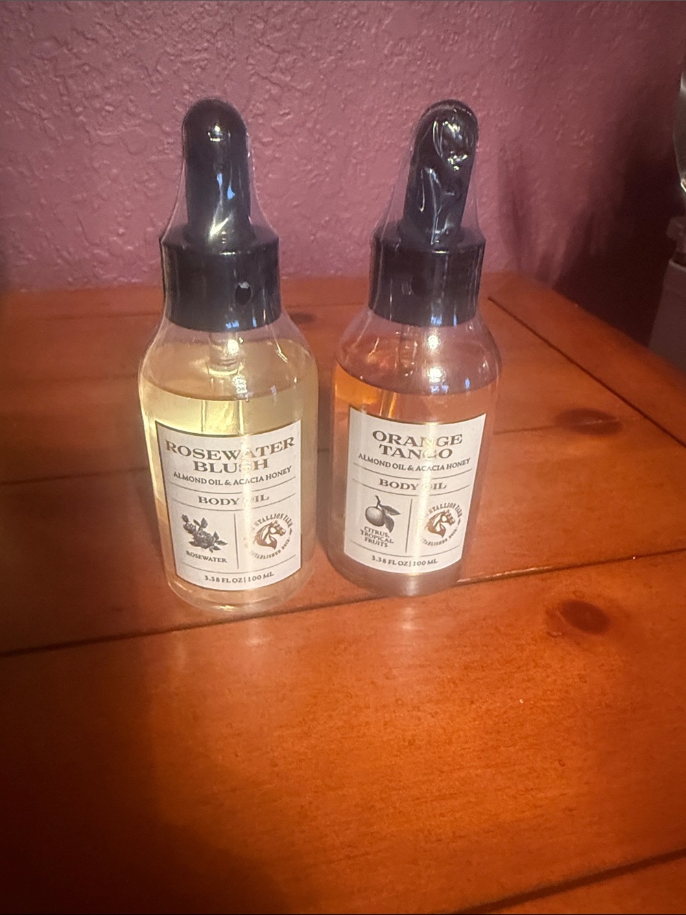 Rosewater Blush & Orange Tango Body Oils – Dual Pack